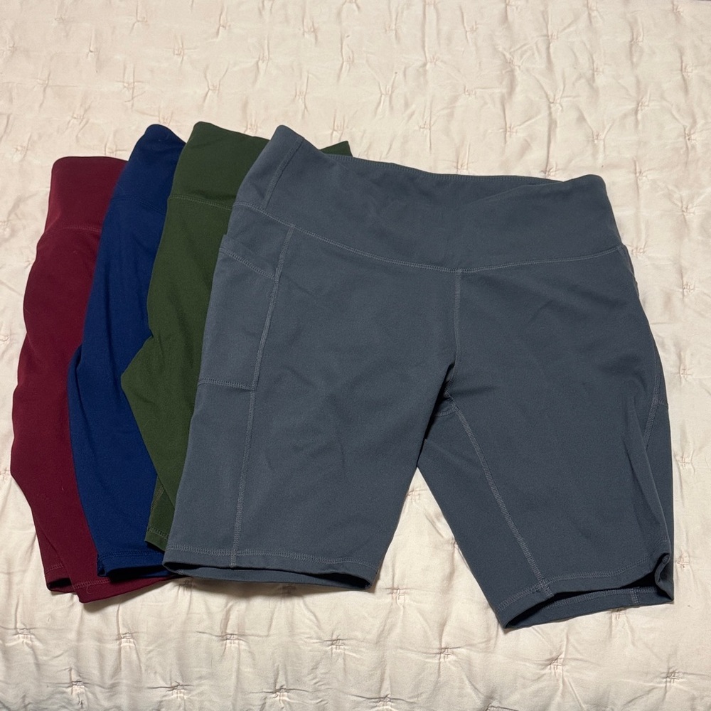 Lot of 4 - Women's Multi-Color Active Shorts